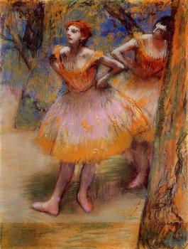 埃德加 德加 Two Dancers 埃德加 德加 Two Dancers